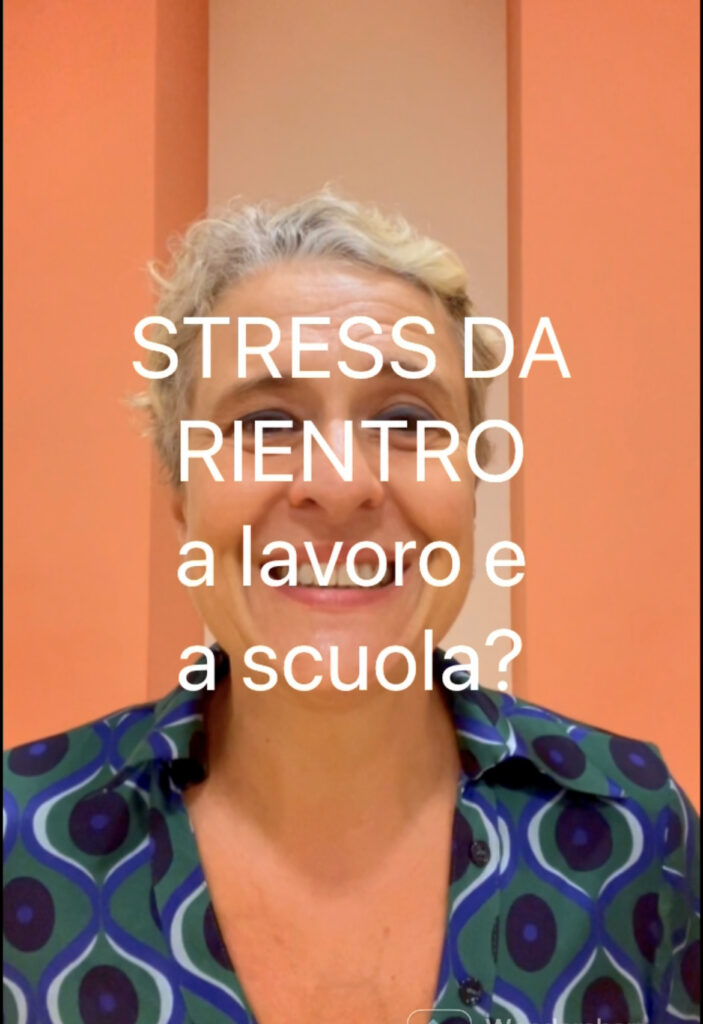 Stress da rientro al lavoro e a scuola